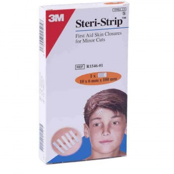 3m nexcare steri strip sutura cutanea esteril tira 102 mm x 6 mm 10 tiras