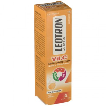 leotron vitamina c 18 comprimidos efervescentes