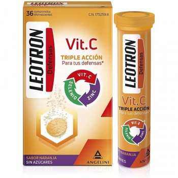 leotron vitamina c 36 comprimidos efervescentes