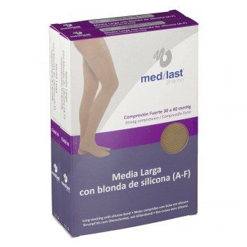 media larga a f compresion fuerte medilast 510 banda de silicona talla grande